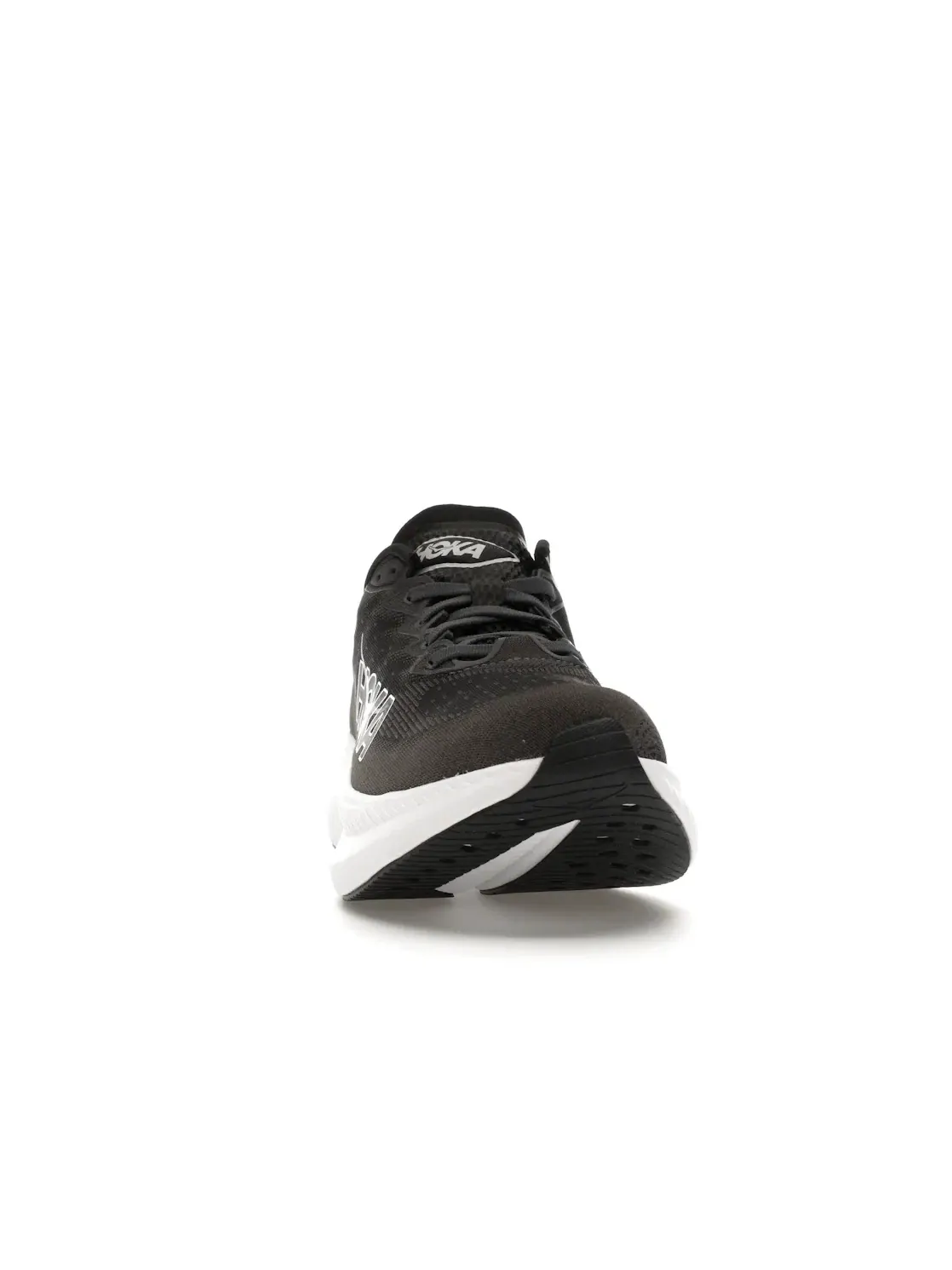 Мужские кроссовки для бега с амортизацией Hoka One One Mach 6 — изображение 2 из 4, черный/белый