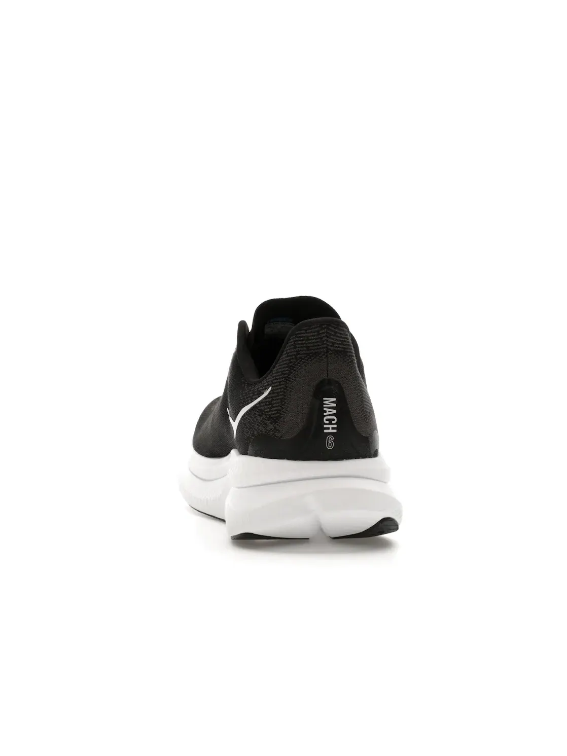 Мужские кроссовки для бега с амортизацией Hoka One One Mach 6 — изображение 4 из 4, черный/белый