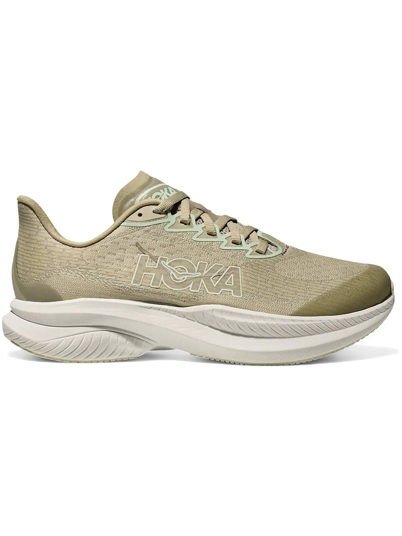 Женские кроссовки для бега Mach 6 Hoka One One, Oyster Mushroom/Truffle Salt — изображение 1 из 1