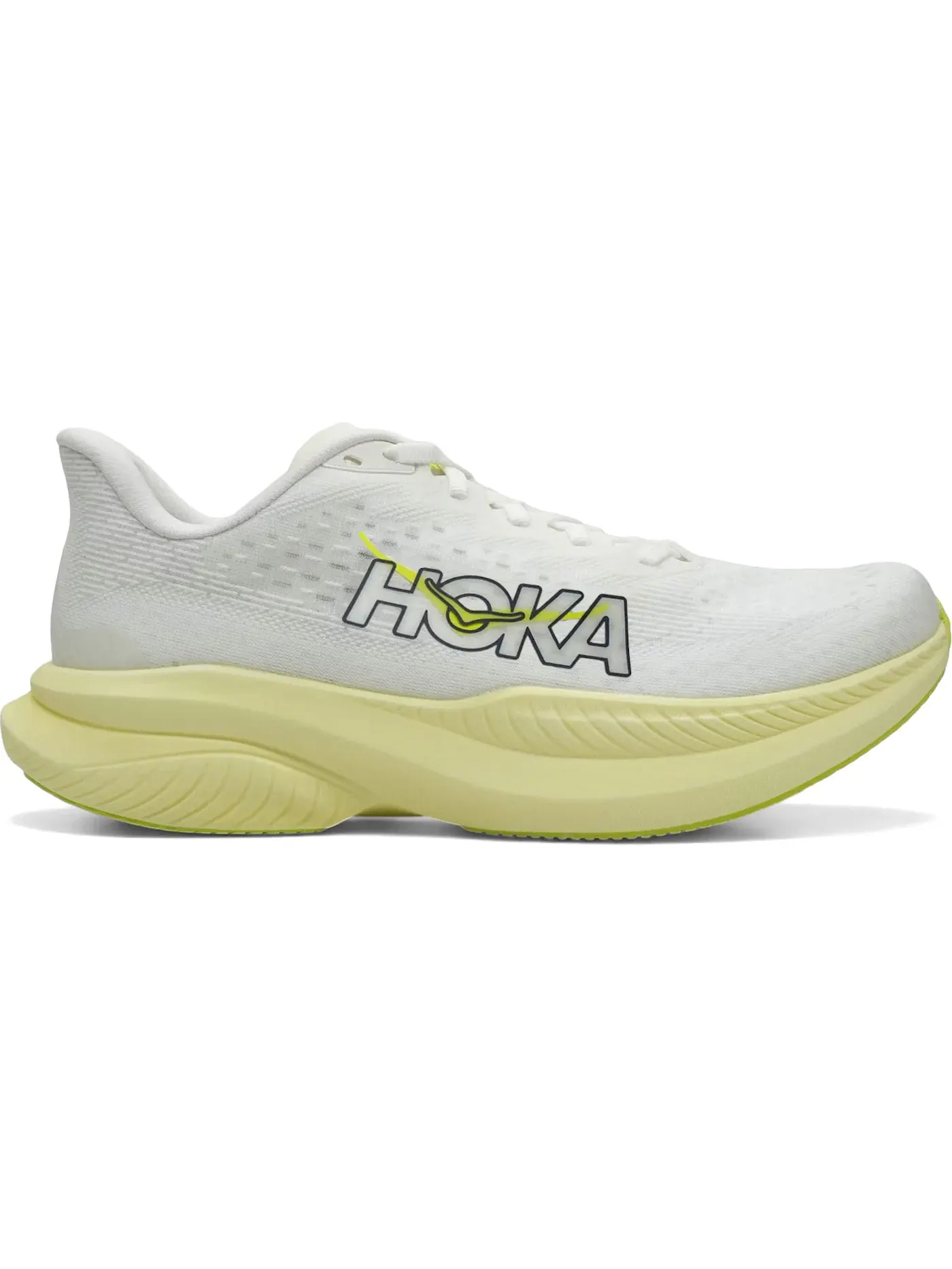 Женские кроссовки для бега Hoka One One Mach 6 — изображение 1 из 1, белый неоновый
