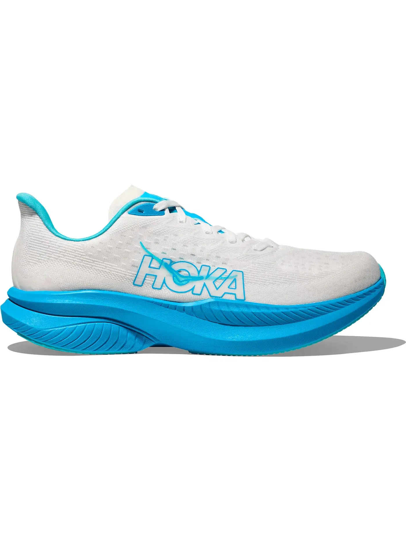 Мужские кроссовки для бега Hoka One One Mach 6 — изображение 1 из 1, белый/синий