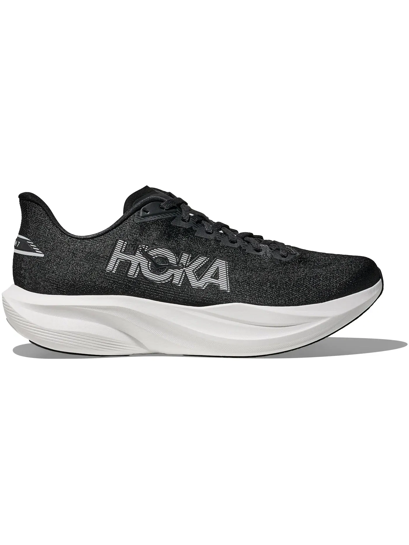 Женские кроссовки для бега Mach 7 Hoka One One — изображение 1 из 1, черный/белый