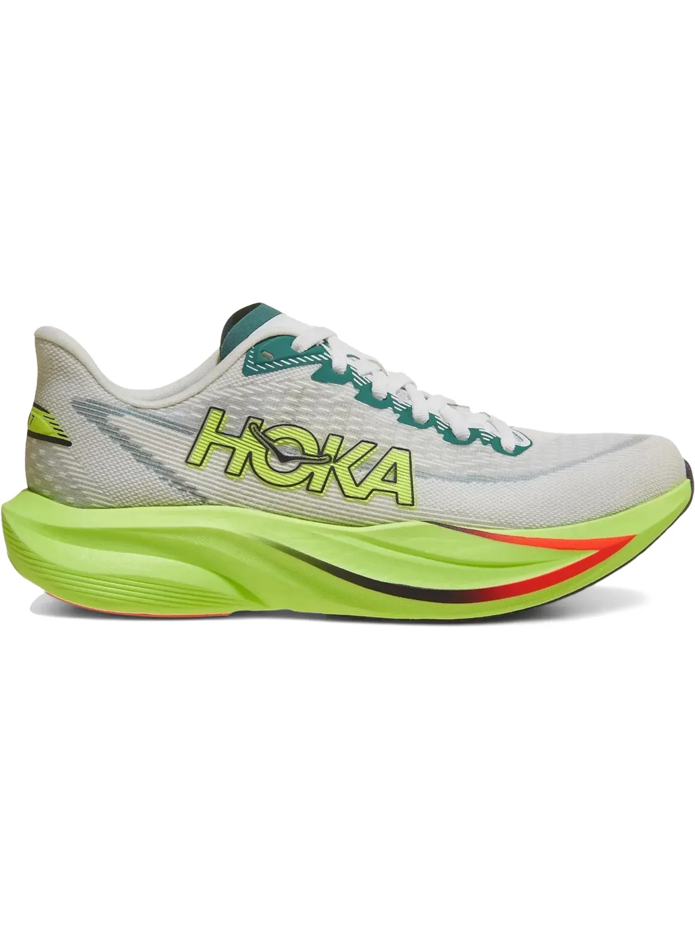 Женские кроссовки для бега Hoka One One Mach 7, Frost Neon Yuzu — изображение 1 из 1