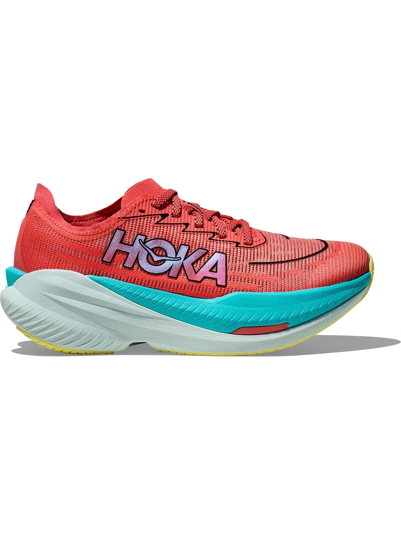 Женские кроссовки для бега Hoka One One Mach X 2, Grapefruit Electric Coral — изображение 1 из 1