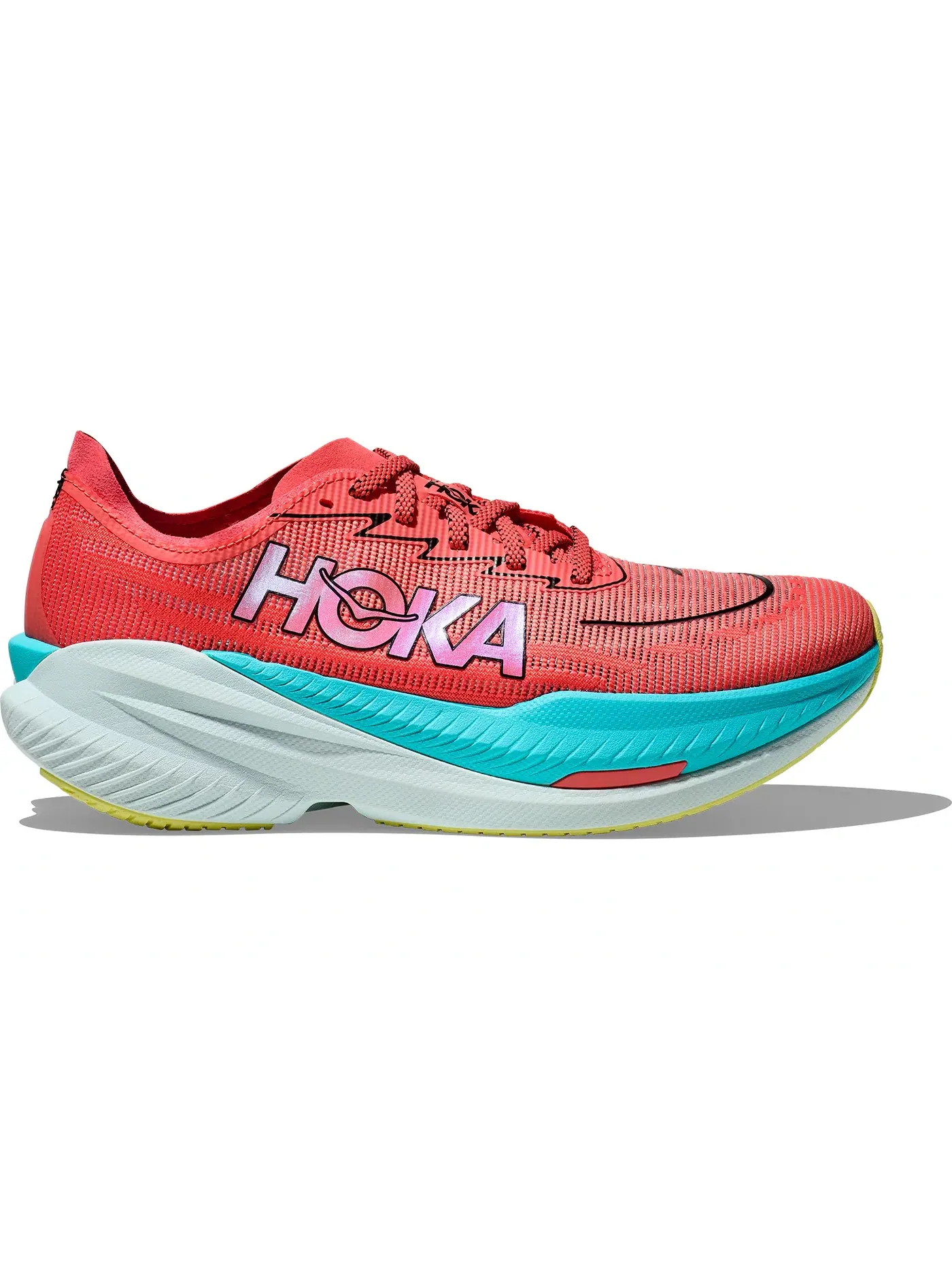 Мужские кроссовки для бега Hoka One One Mach X 2, Grapefruit/Electric Coral — изображение 1 из 1