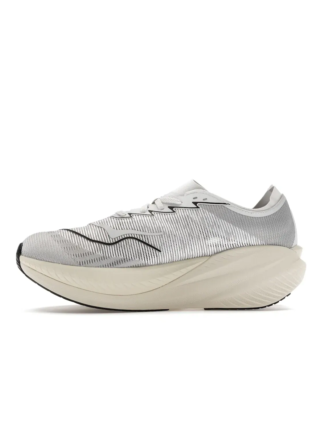 Мужские кроссовки для бега Mach X 2 Hoka One One — изображение 3 из 4, белый/серый