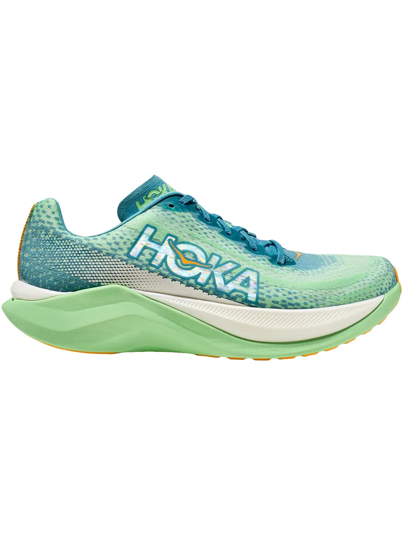 Мужские кроссовки для бега с пеной PEBA Mach X Hoka One One — изображение 1 из 1, лайм