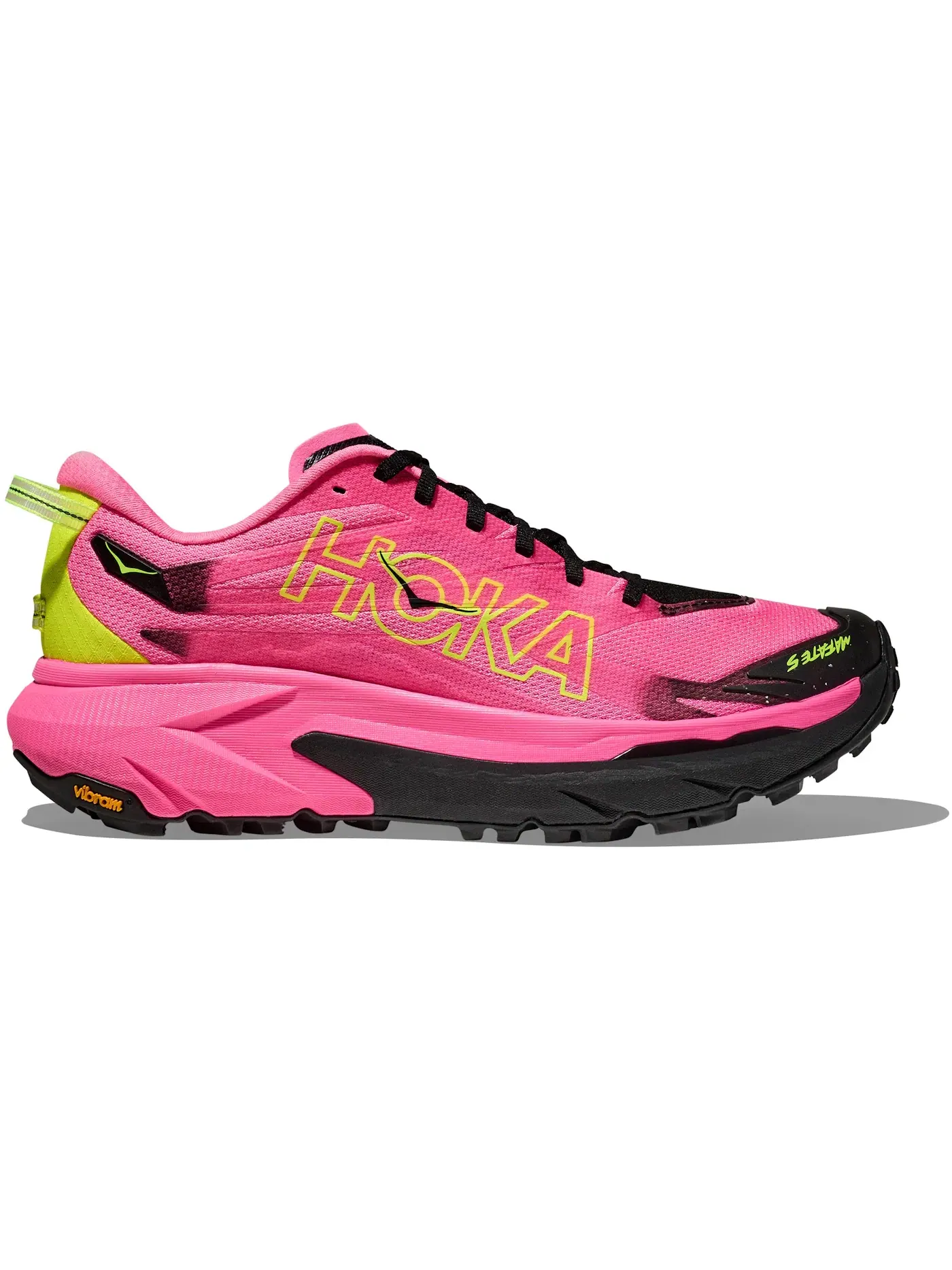 Мужские кроссовки для бега Mafate 5 Hoka One One — изображение 1 из 1, неоновый розовый черный