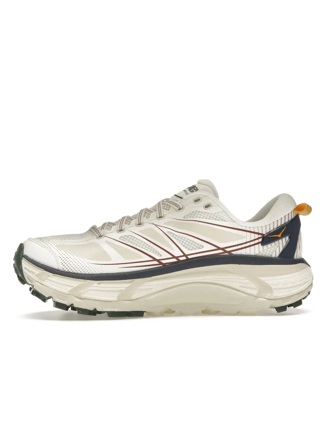 Мужские кроссовки для бега с амортизацией Hoka One One Mafate Speed 2, Alabaster Oat Milk — изображение 3 из 4