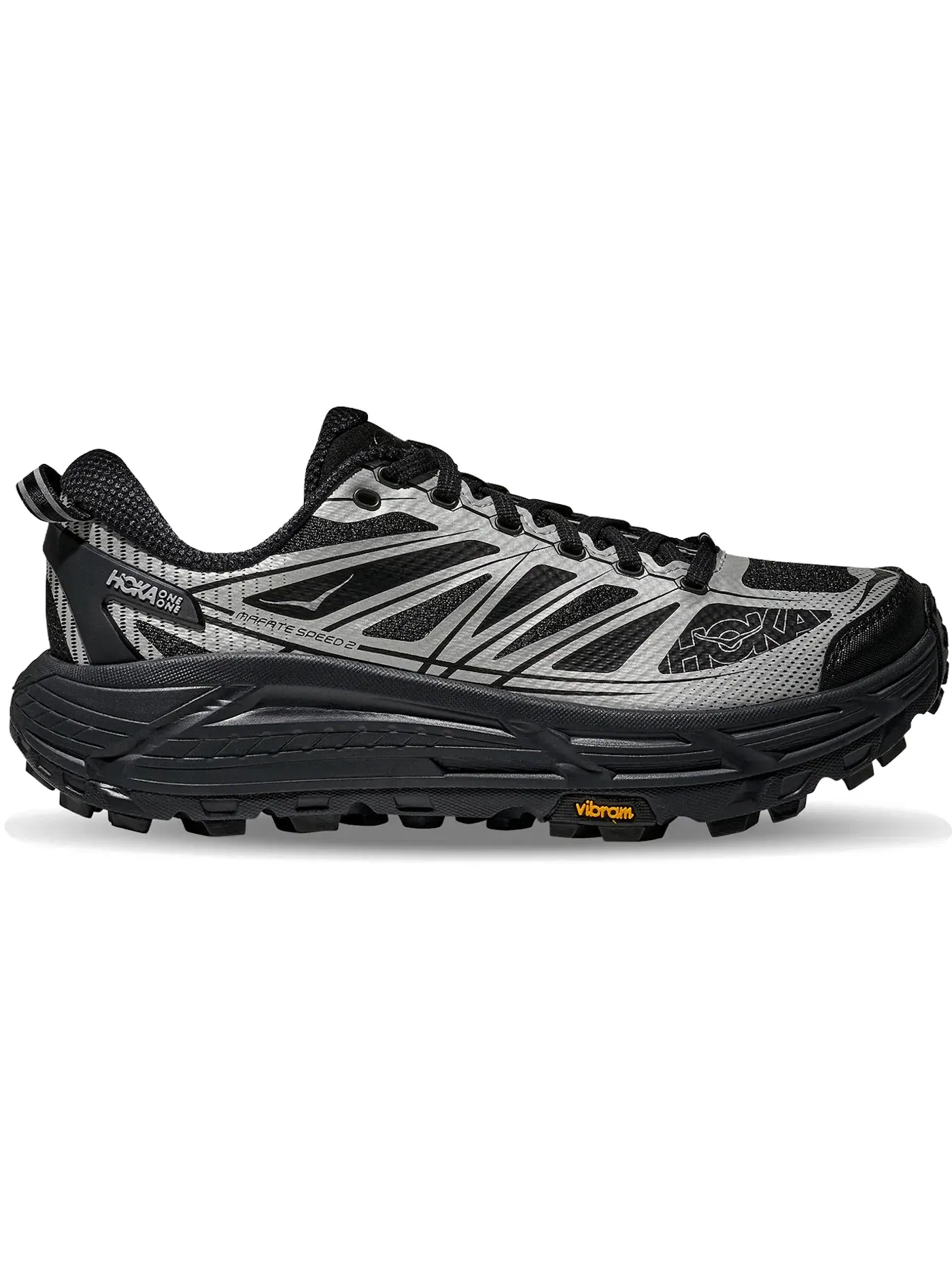 Мужские кроссовки для бега Hoka One One Mafate Speed 2 — изображение 1 из 1, черный/серебристый
