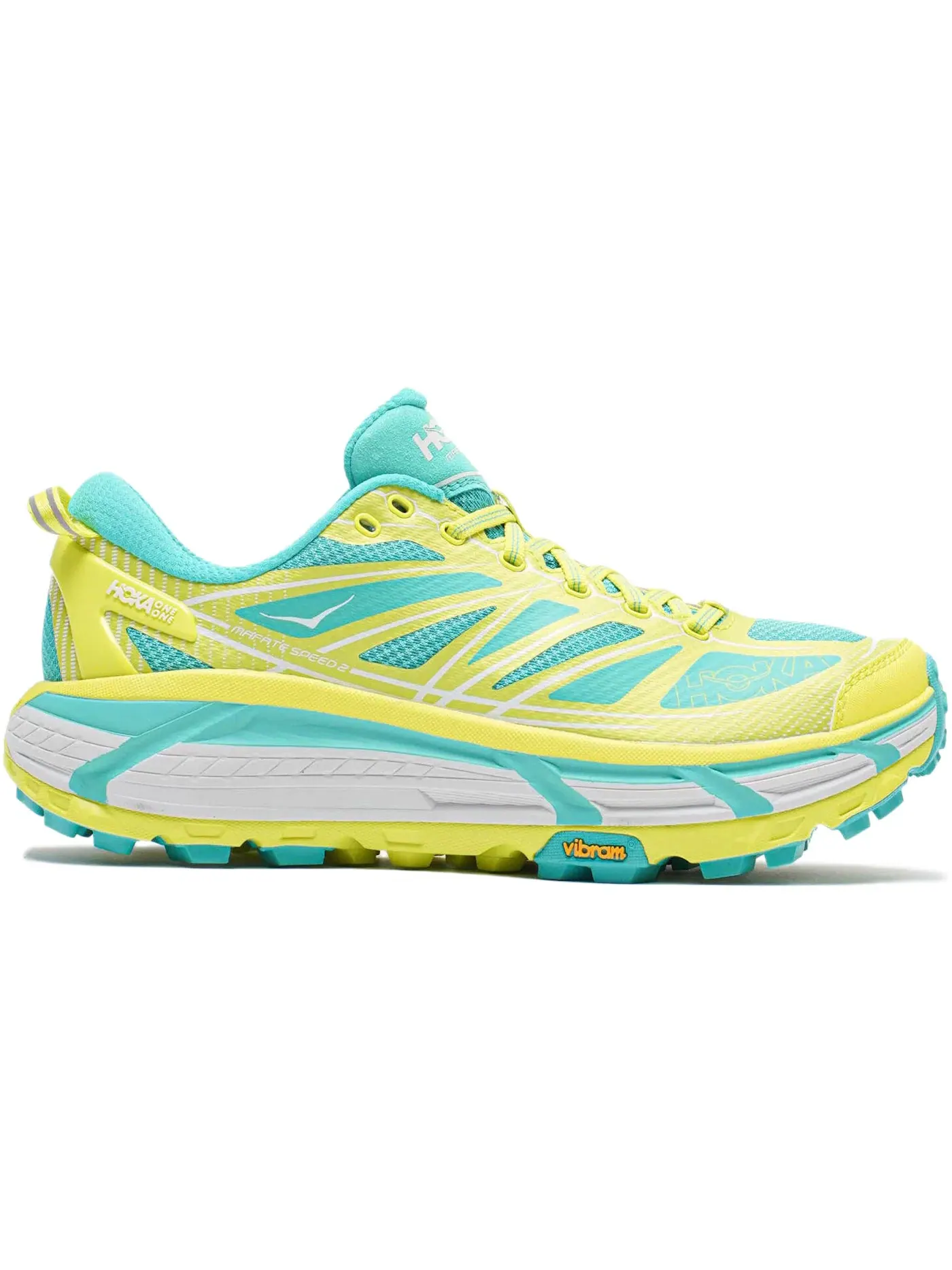 Мужские кроссовки Performance Hoka One One Mafate Speed 2, Hoka Citrus/Electric — изображение 1 из 1