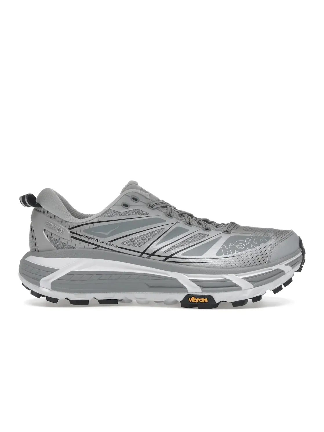 Мужские кроссовки для бега Mafate Speed 2 Hoka One One — изображение 1 из 4, серый/серый