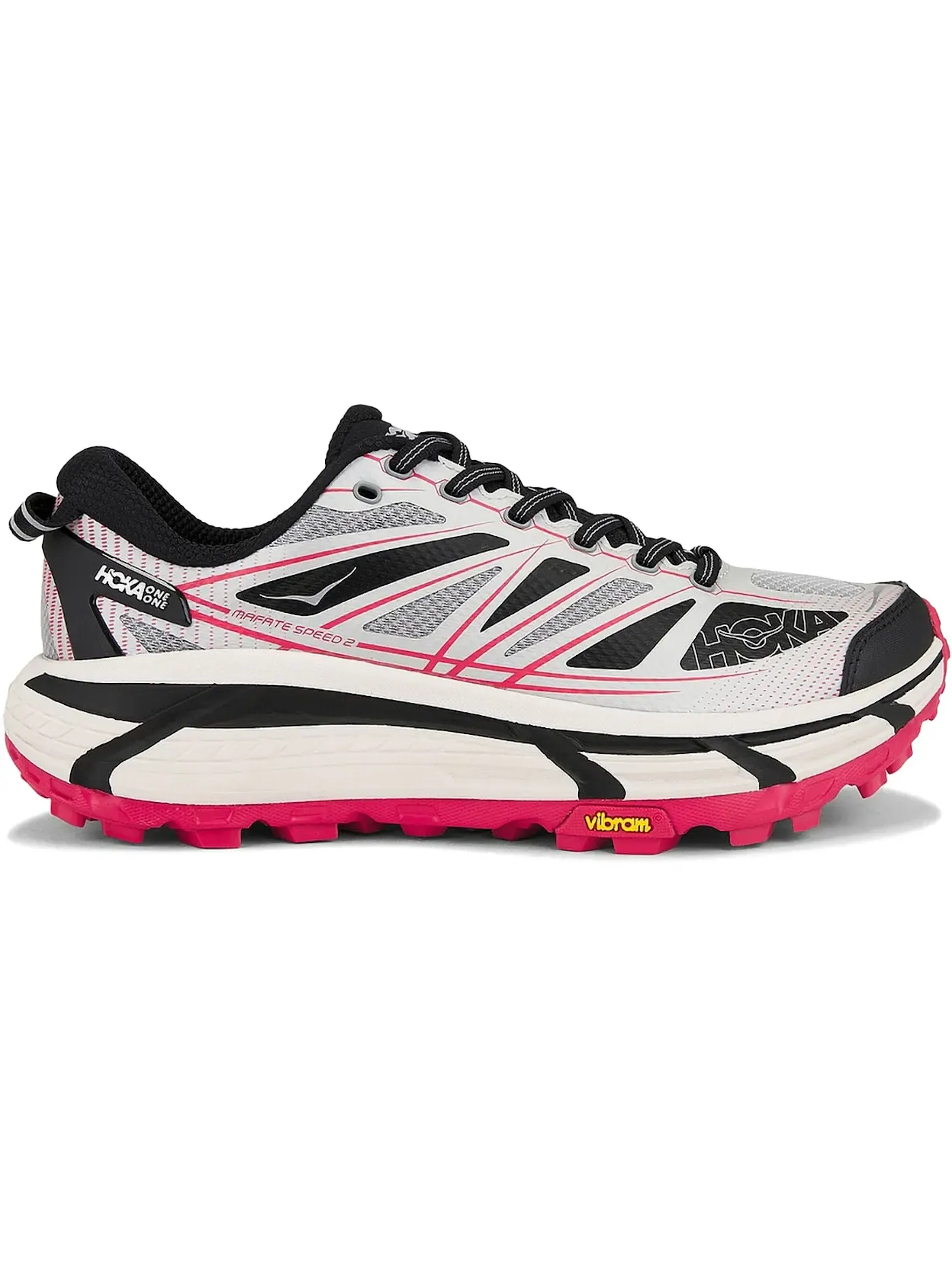 Мужские кроссовки с амортизацией Mafate Speed 2 Hoka One One — изображение 1 из 1, серый красный
