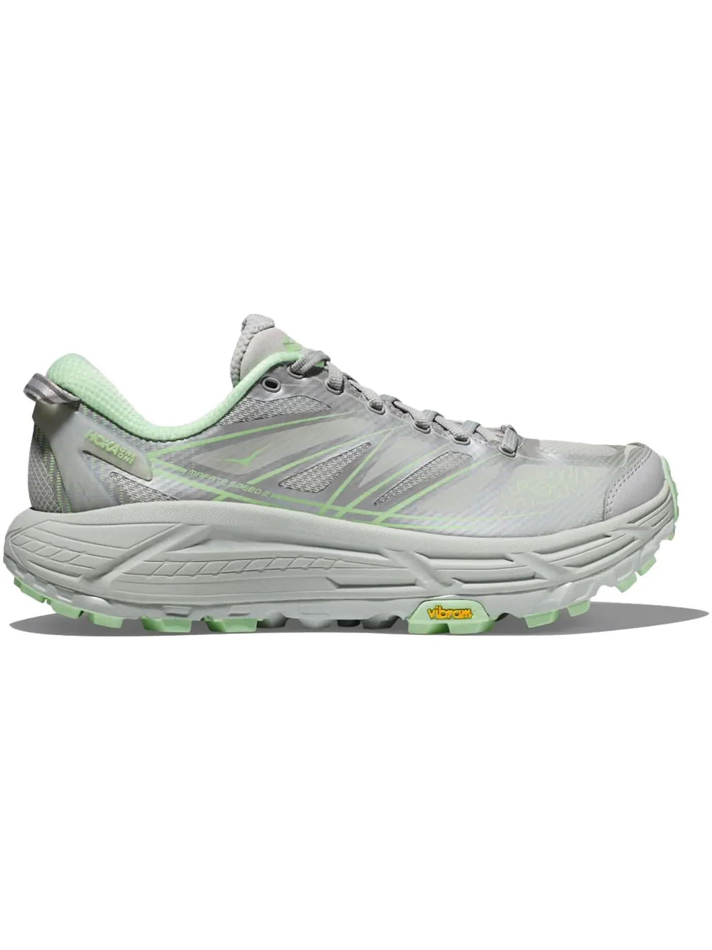 Унисекс кроссовки для бега Hoka One One Mafate Speed 2, Mercury/Harbor Mist — изображение 1 из 1