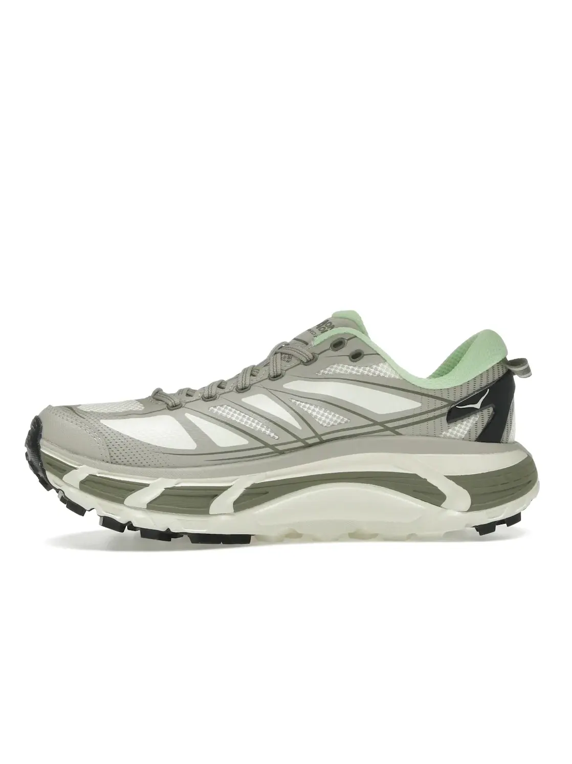 Мужские кроссовки Lifestyle Hoka One One Mafate Speed 2, Putty/Eucalyptus — изображение 3 из 4