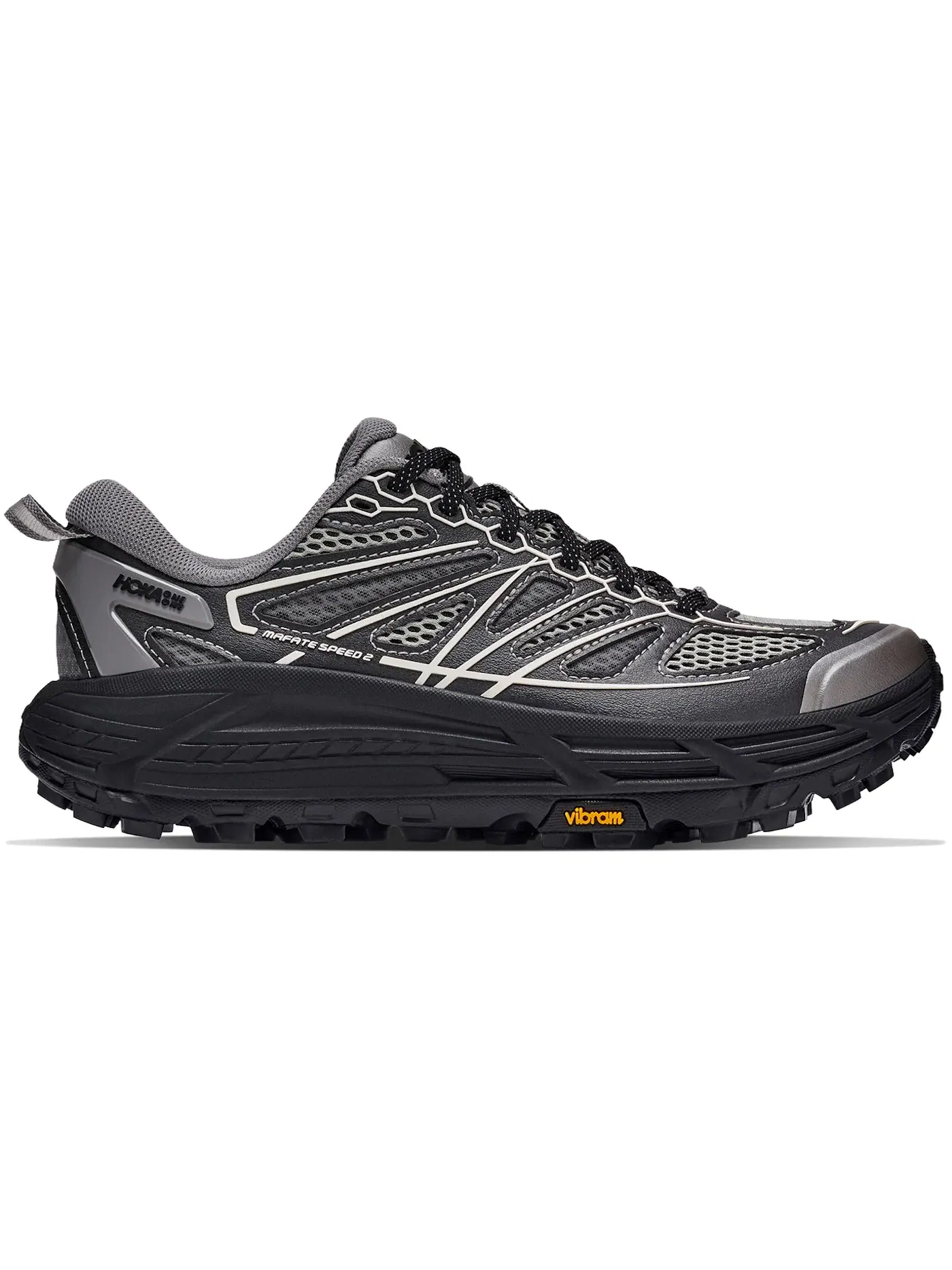 Мужские кроссовки с амортизацией Hoka One One Mafate Speed 2 TS — изображение 1 из 1, серый/черный