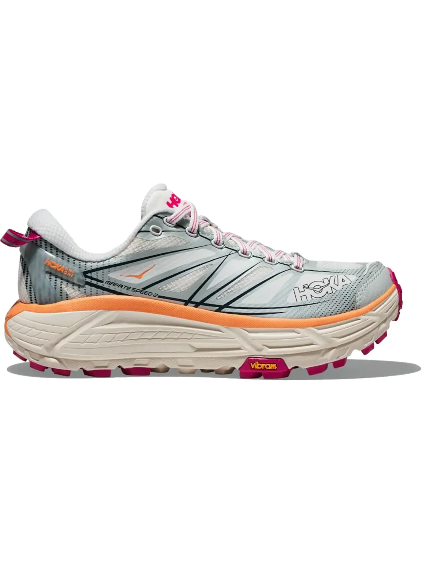 Кроссовки для бега Mafate Speed 2 Hoka One One — изображение 1 из 1, белый