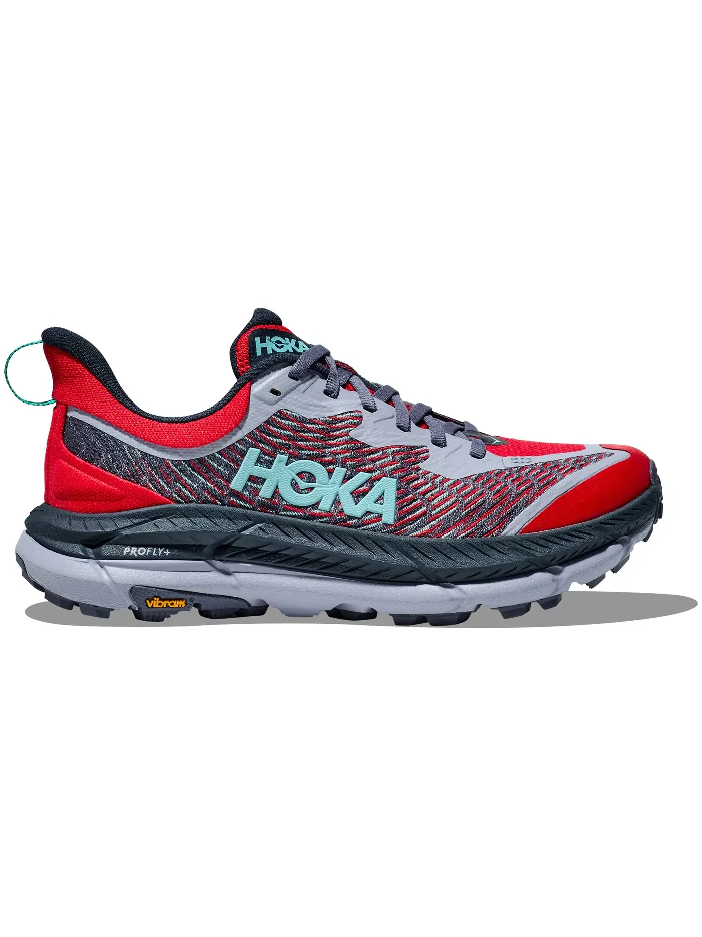 Мужские кроссовки с амортизацией Hoka One One Mafate Speed 4, Cerise Stormy Skies — изображение 1 из 1