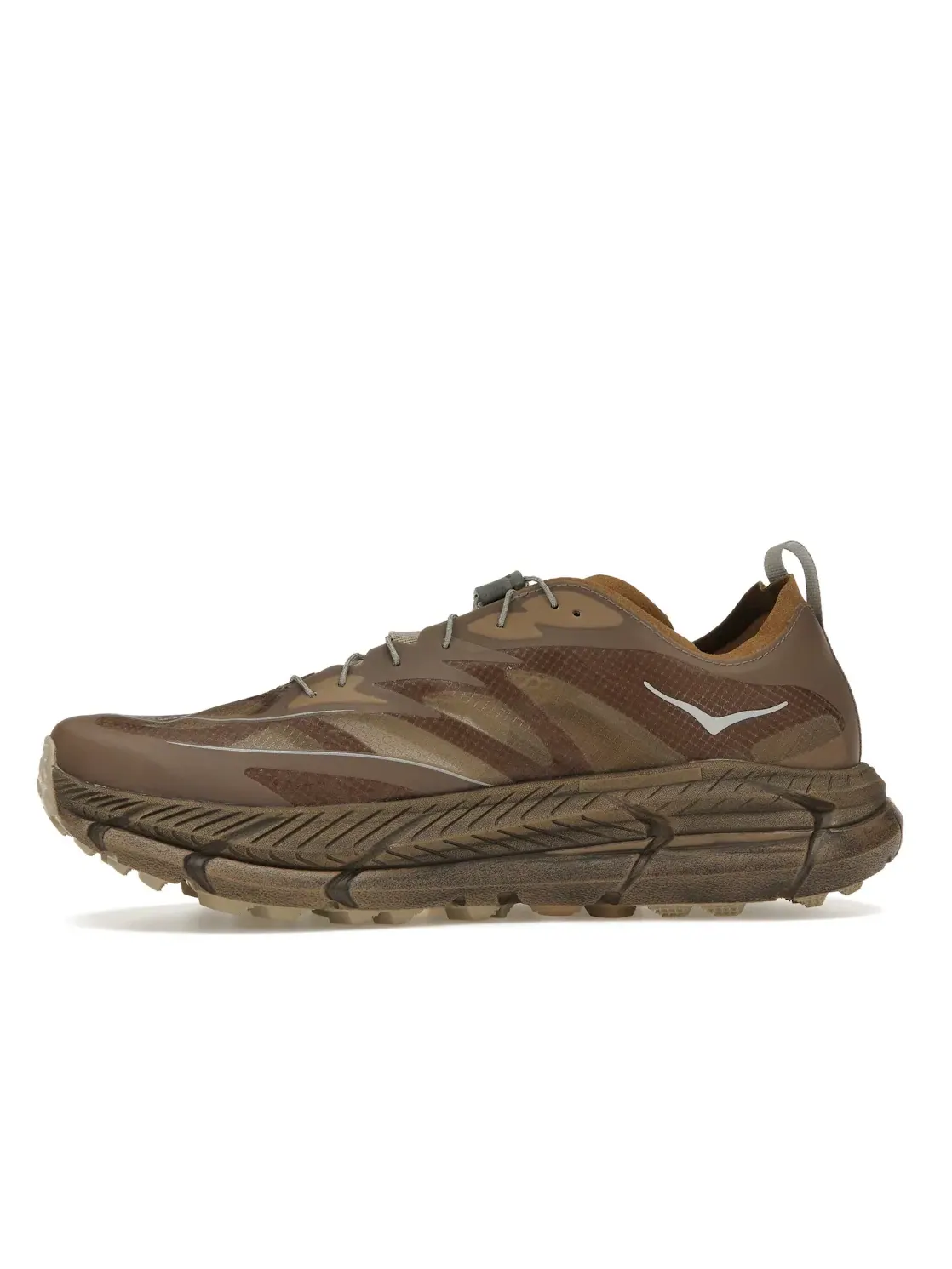 Мужские кроссовки для бега Mafate Speed 4 Lite Hoka One One, Rubber Rubber — изображение 3 из 4