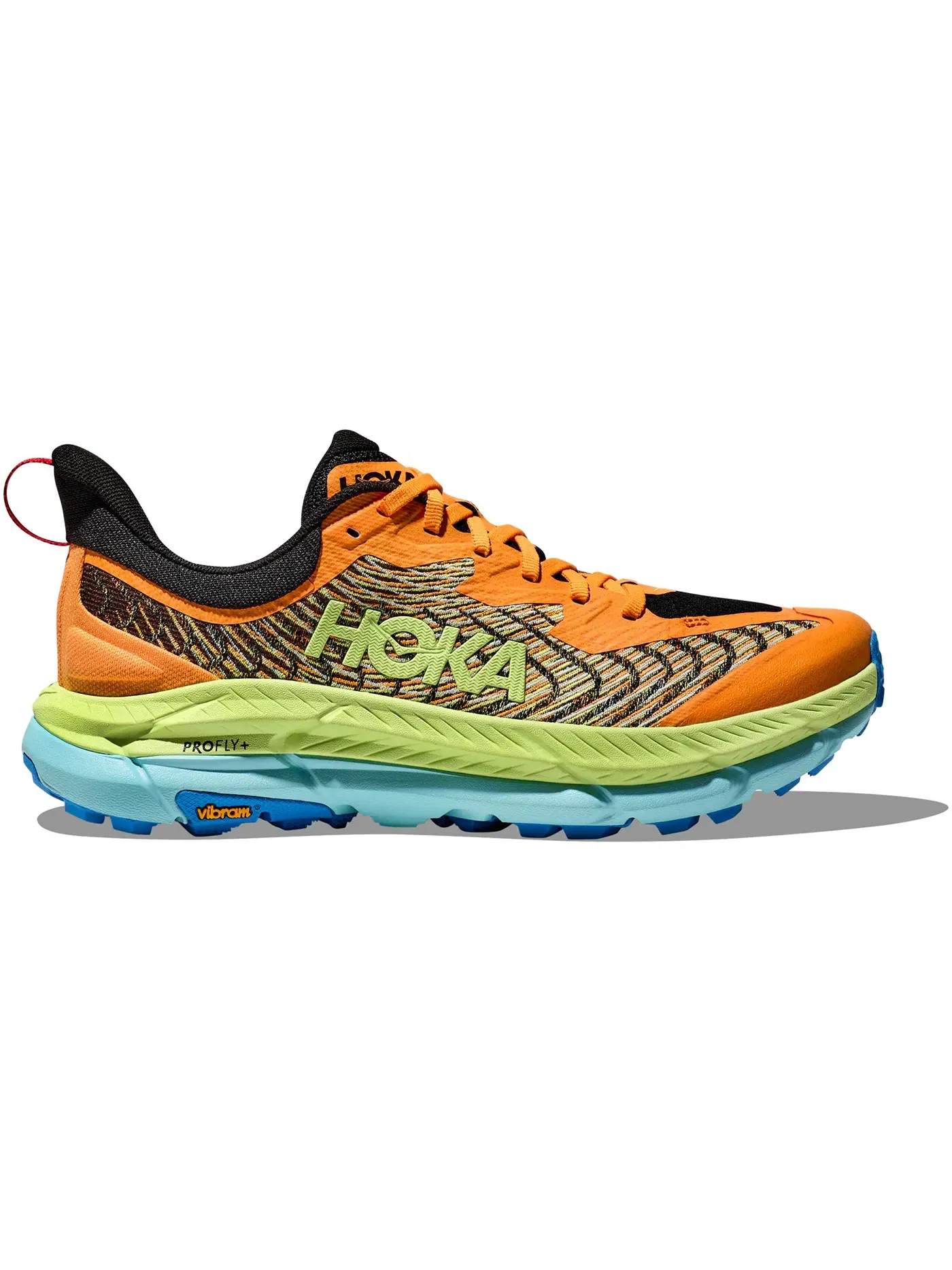 Мужские кроссовки для бега Mafate Speed 4 Hoka One One, Solar Flare/Lettuce — изображение 1 из 1
