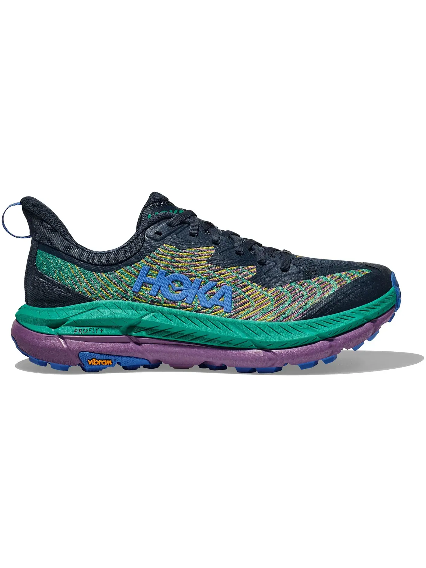 Мужские кроссовки для бега с амортизацией Mafate Speed 4 Hoka One One — изображение 1 из 1, зеленый
