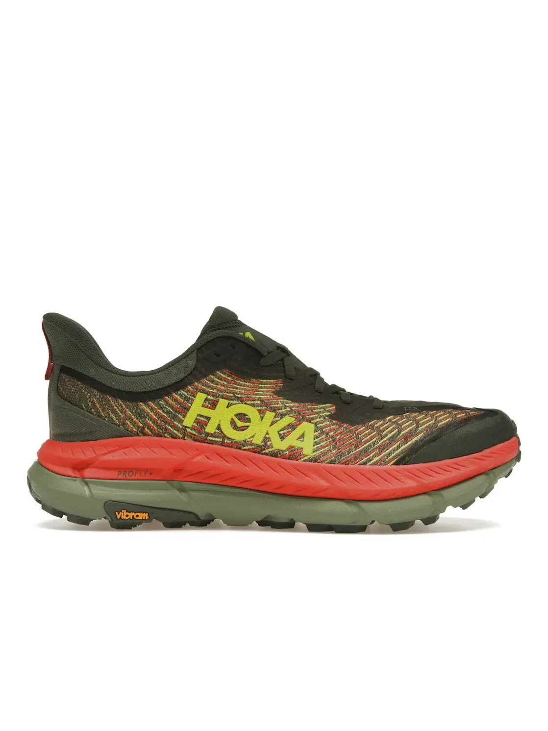 Мужские кроссовки для бега Hoka One One Mafate Speed 4, Thyme/Fiesta — изображение 1 из 4