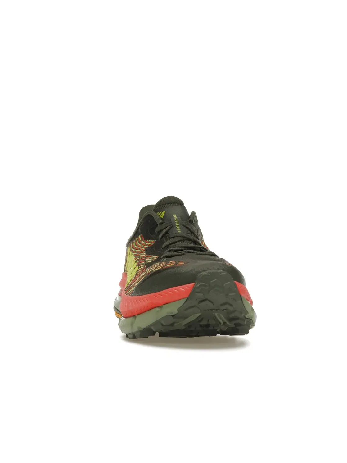 Мужские кроссовки для бега Hoka One One Mafate Speed 4, Thyme/Fiesta — изображение 2 из 4
