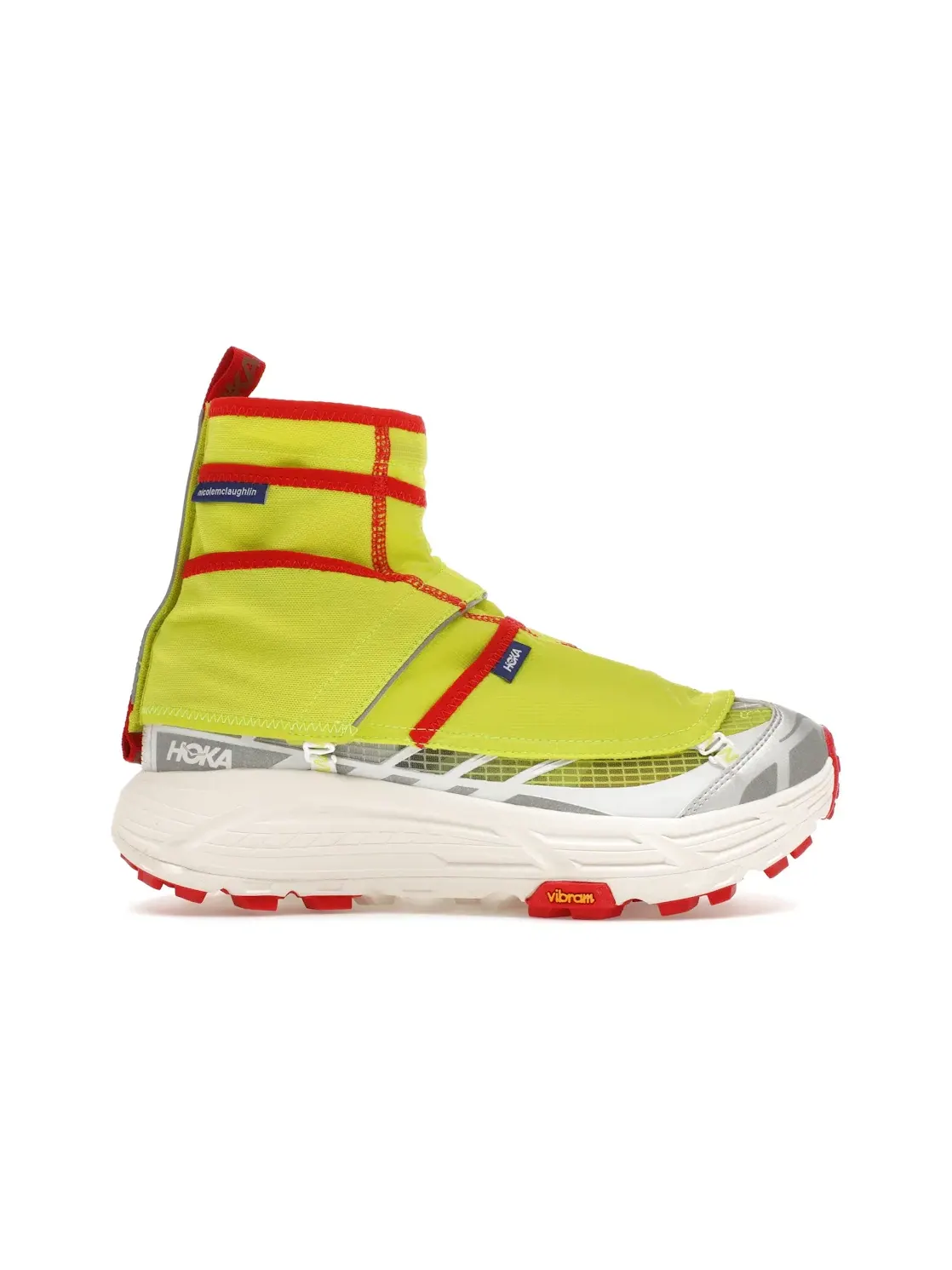 Мужские кроссовки для бега Mafate THREE2 Hoka One One — изображение 1 из 4, белый неоновый