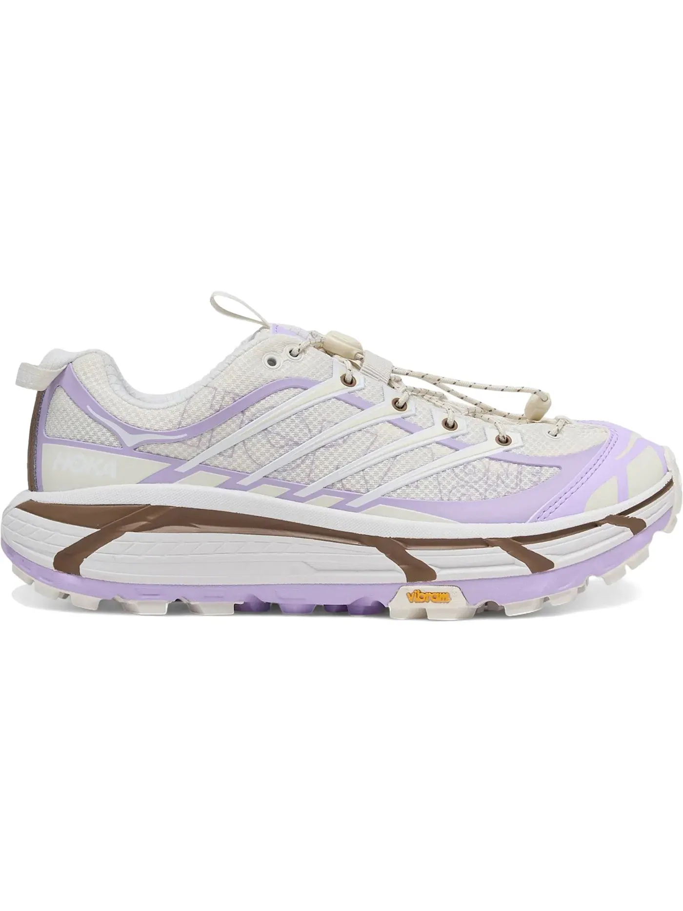 Мужские кроссовки для бега Mafate Three2 Hoka One One, Alabaster/Iris Flower — изображение 1 из 1