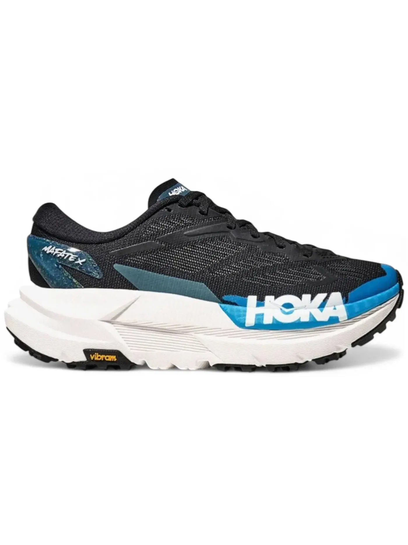 Женские кроссовки для бега Mafate X Hoka One One — изображение 1 из 1, черный/синий