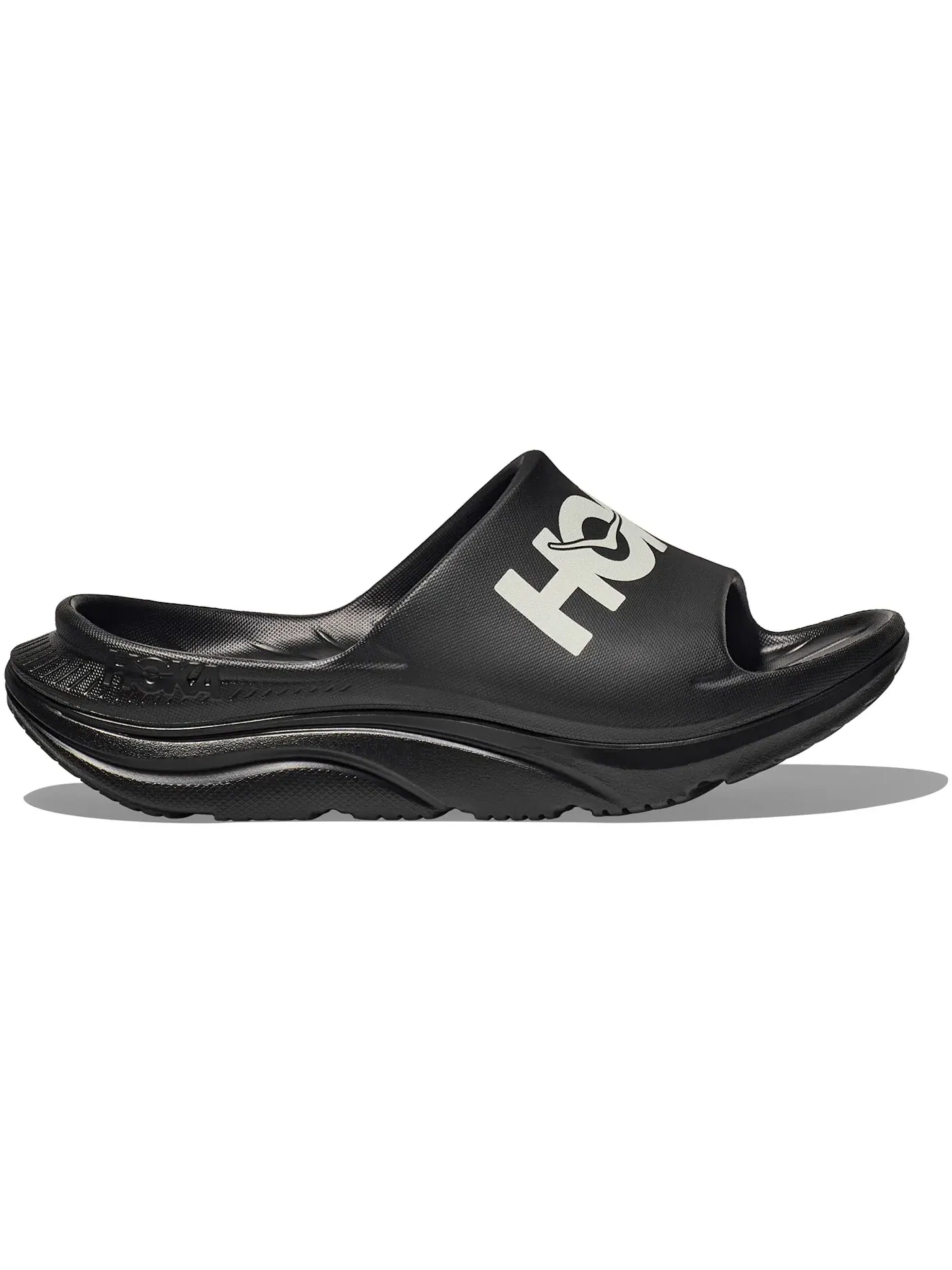 Мужские шлепанцы Hoka One One Ora Athletic Slide — изображение 1 из 1, черный/белый