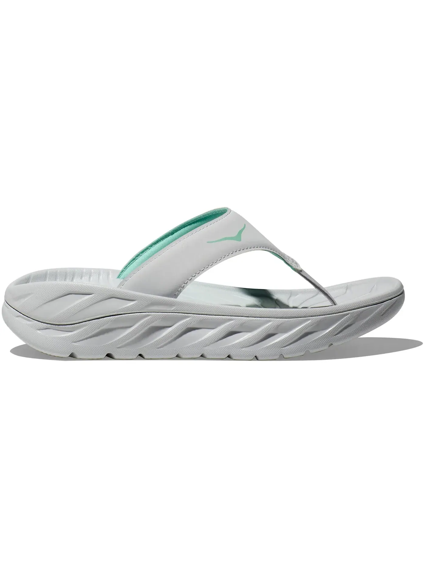 Женские сандалии-шлепанцы для восстановления Hoka One One Ora Recovery Flip — изображение 1 из 1, серый