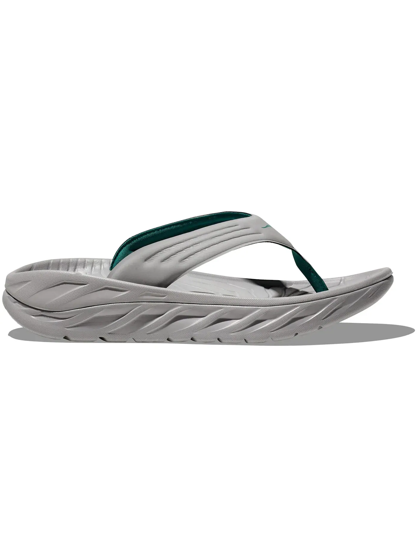 Мужские сандалии для восстановления Hoka One One Ora Recovery Flip — изображение 1 из 1, серый