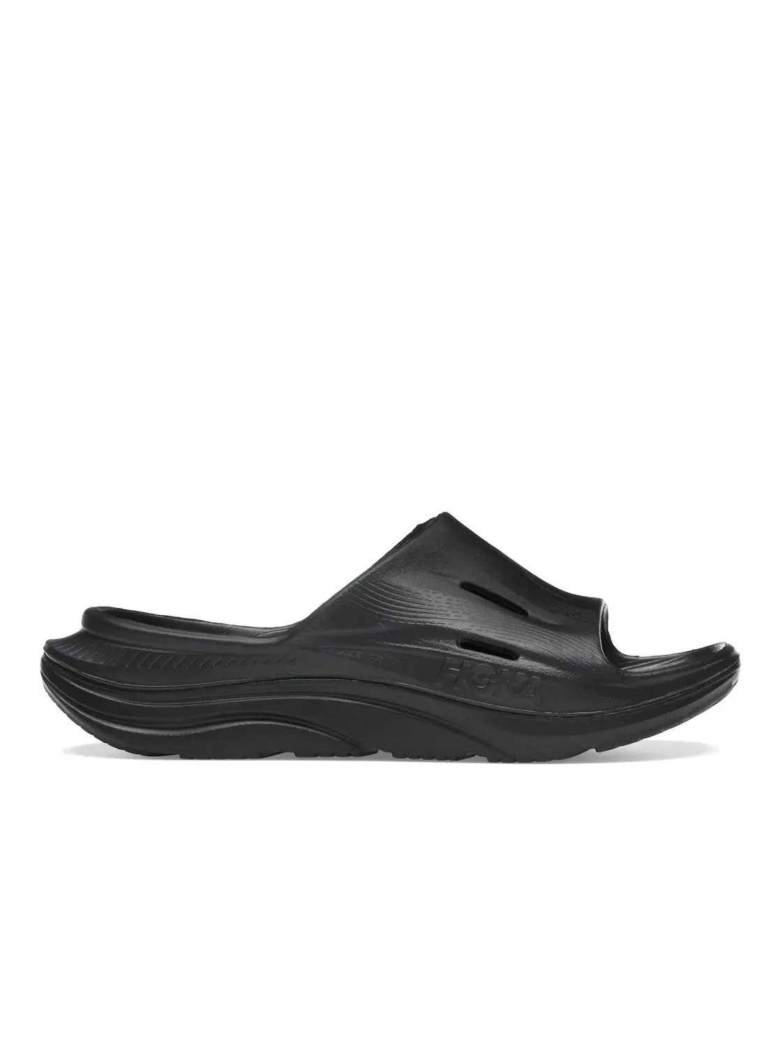 Мужские шлепанцы для восстановления Hoka One One Ora Recovery Slide 3 — изображение 1 из 4, черный/черный