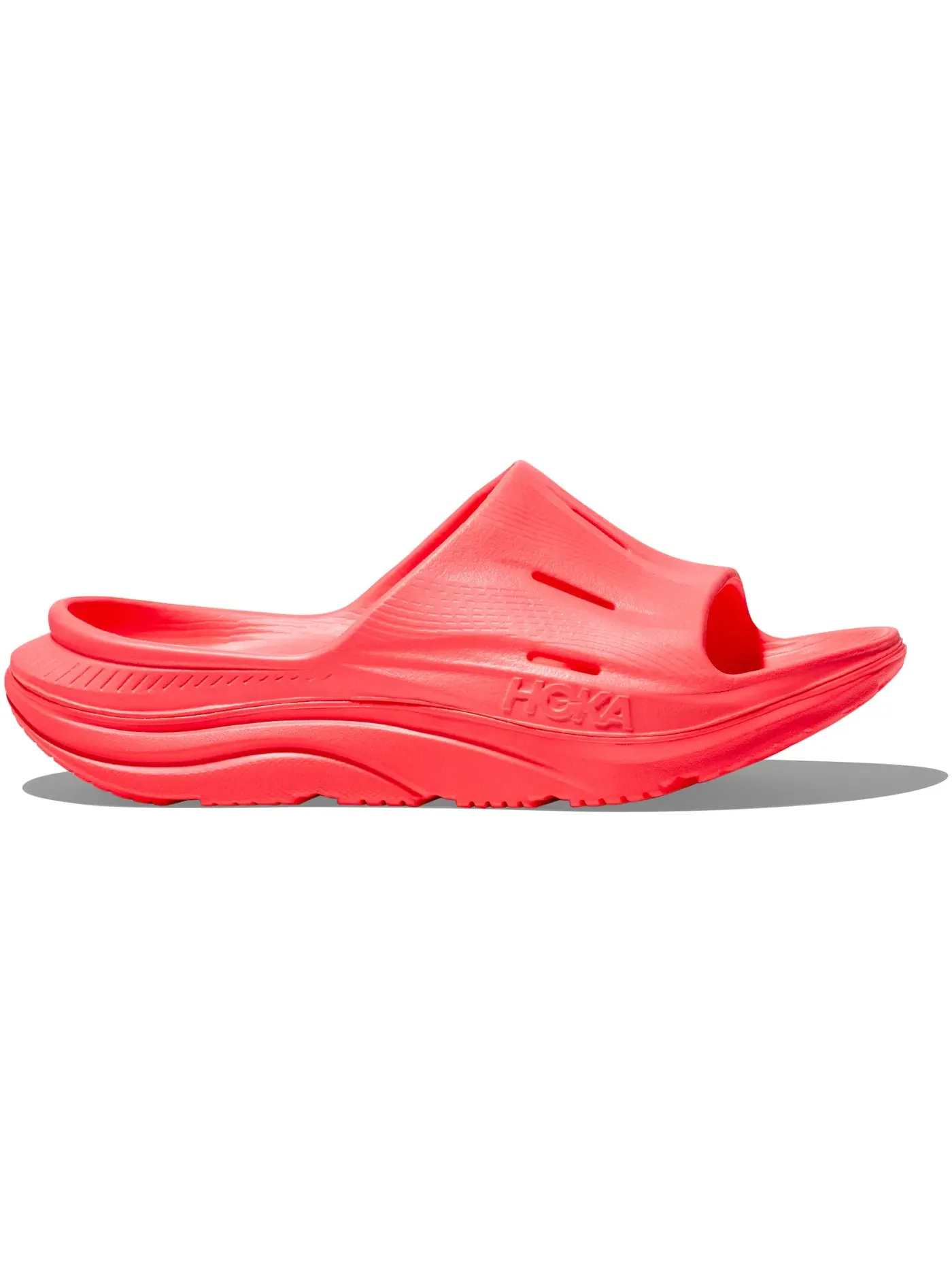 Мужские сандалии-слайды с закрытым мыском Hoka One One Ora Recovery Slide 3, Neon Flame — изображение 1 из 1