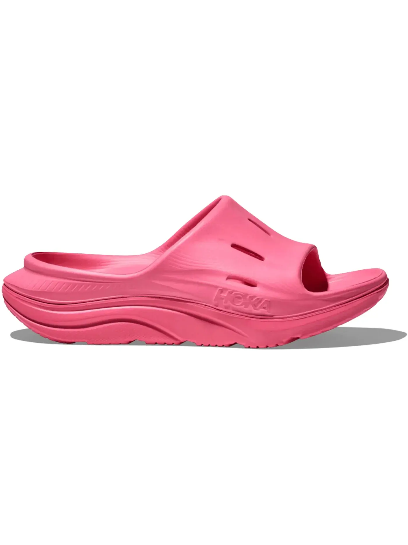 Мужские сандалии-слайды Hoka One One Ora Recovery Slide 3 — изображение 1 из 1, неоновый розовый