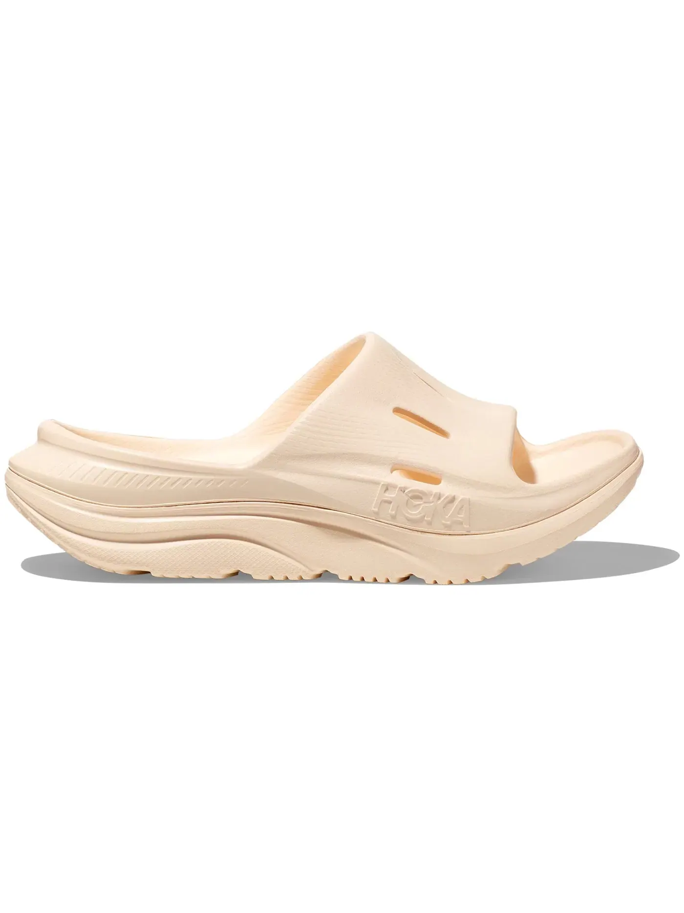 Детские шлепанцы с закрытым носком Hoka One One Ora Recovery Slide 3 — изображение 1 из 1, ванильный