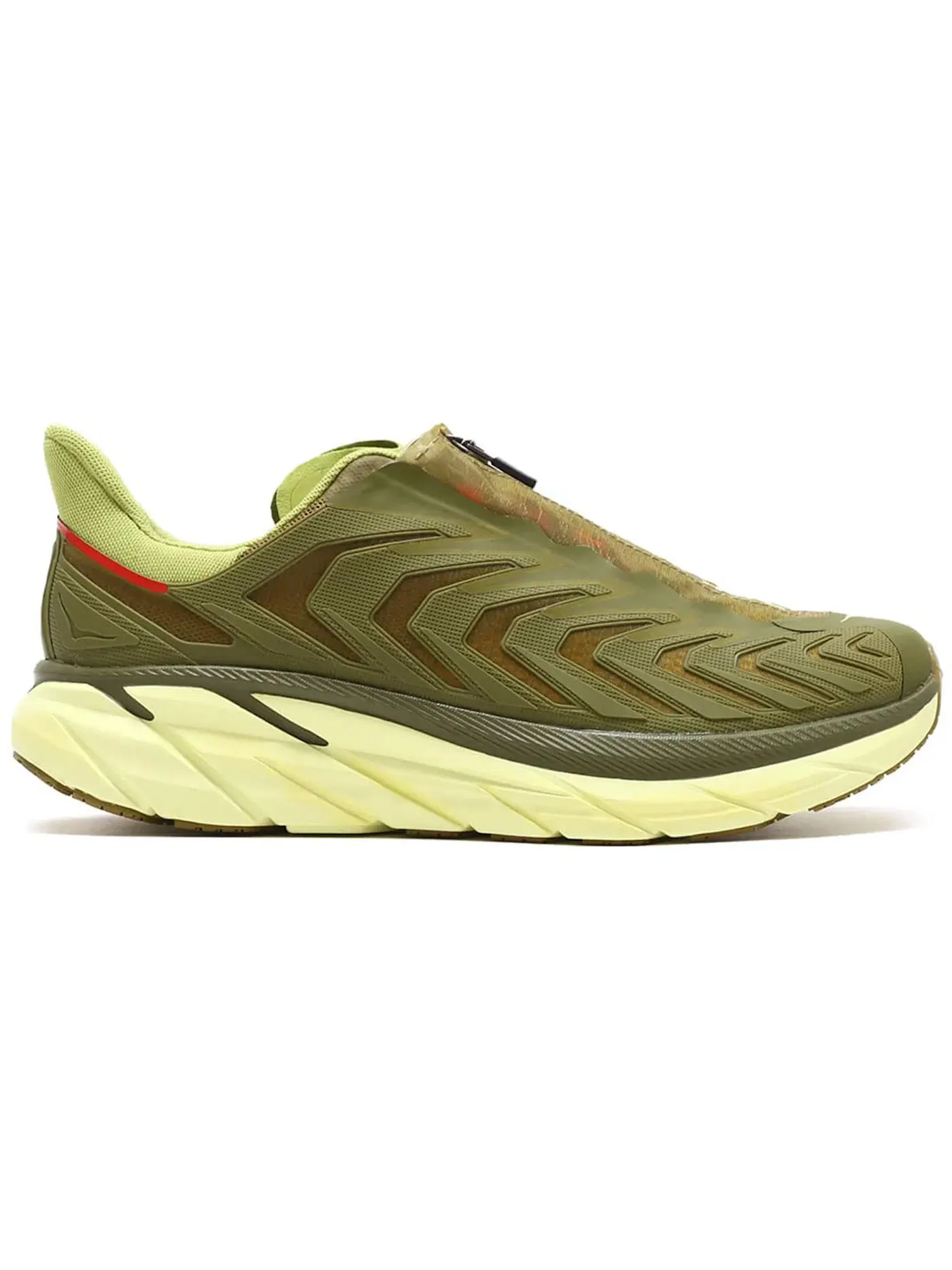 Кроссовки для бега с амортизацией Hoka One One Project Clifton, Avocado Dark Citron — изображение 1 из 1