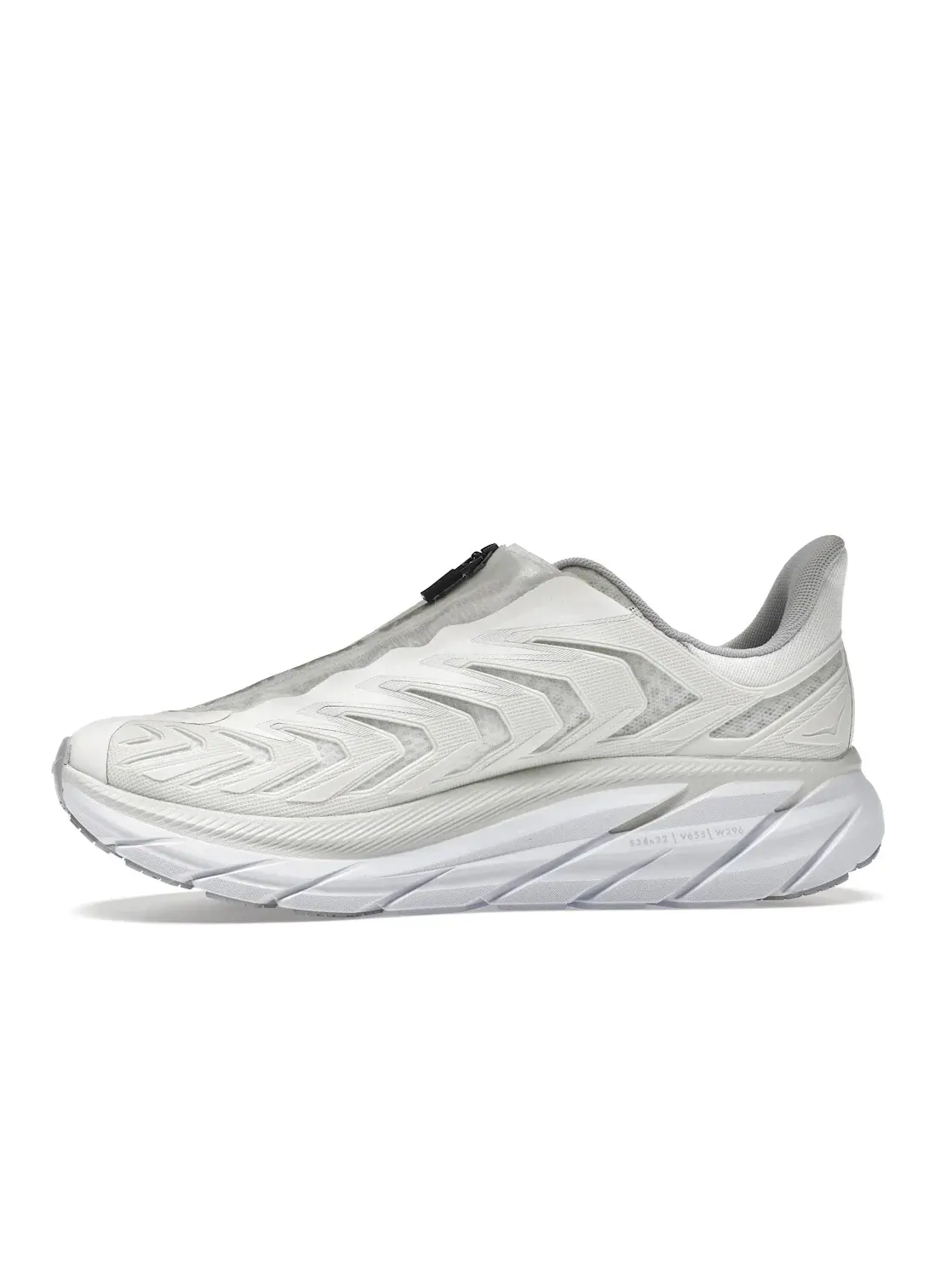 Мужские кроссовки для бега Hoka One One Project Clifton, Blanc De Blanc/Lunar Rock — изображение 3 из 4
