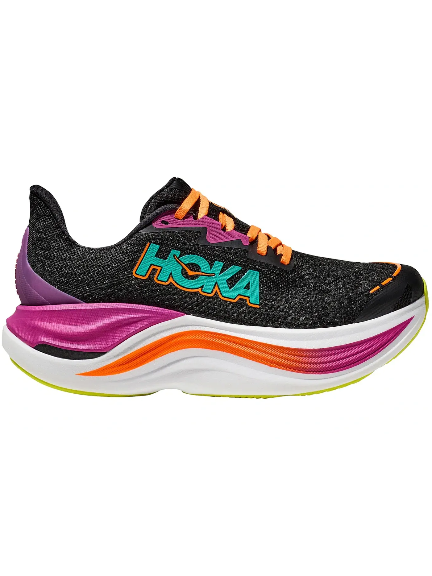 Мужские кроссовки с амортизацией Skyward X Hoka One One — изображение 1 из 1, черный/голубой
