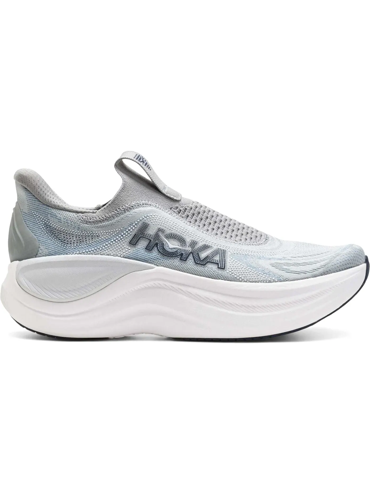 Мужские кроссовки с системой шнуровки без шнурков Hoka One One Skyward Laceless — изображение 1 из 1, серый