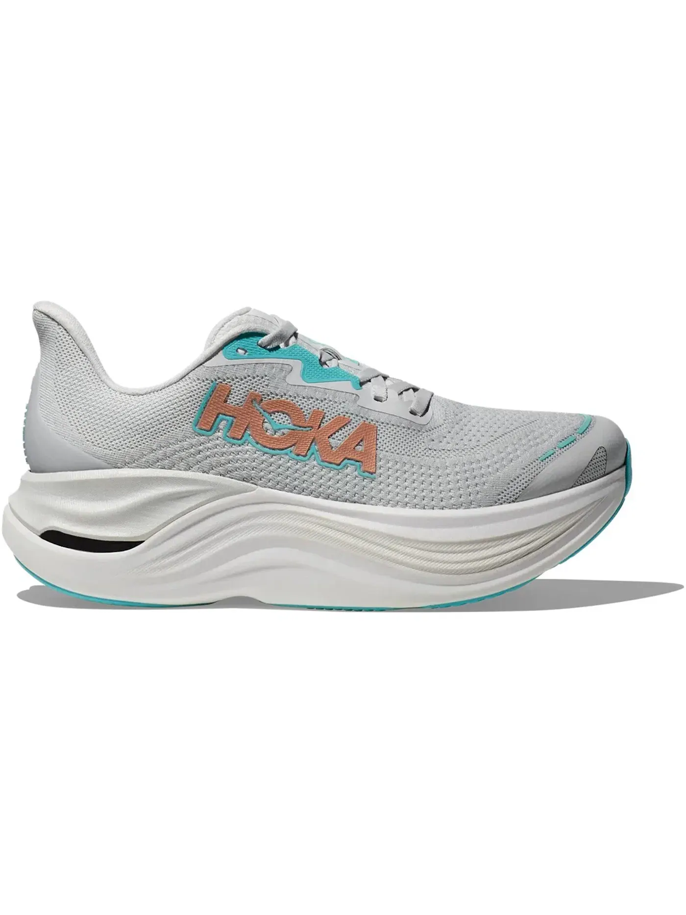 Женские кроссовки для бега Skyward X Hoka One One — изображение 1 из 1, серый розовый золотистый