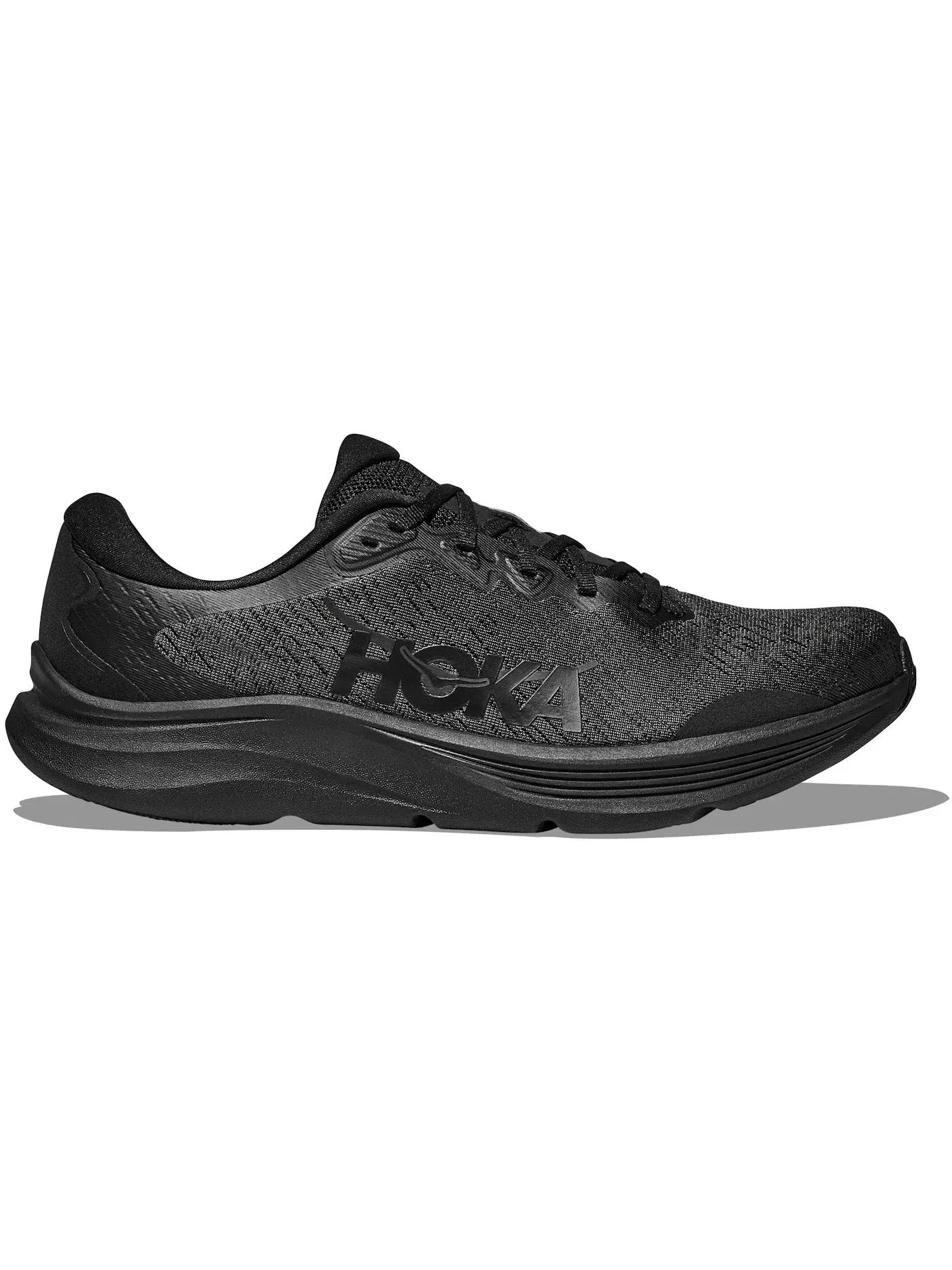 Мужские кроссовки для бега с длинным шнурком Hoka One One — изображение 1 из 1, черный/черный