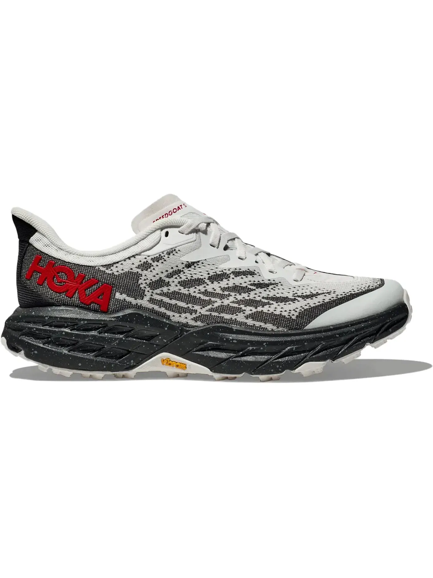 Мужские кроссовки для бега Speedgoat 5 Hoka One One — изображение 1 из 1, белый/черный
