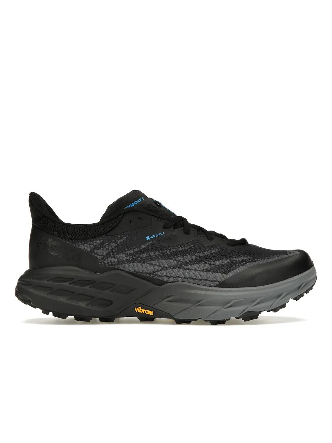 Мужские кроссовки для бега с мембраной Gore-Tex Hoka One One Speedgoat 5 — изображение 1 из 4, черный/черный