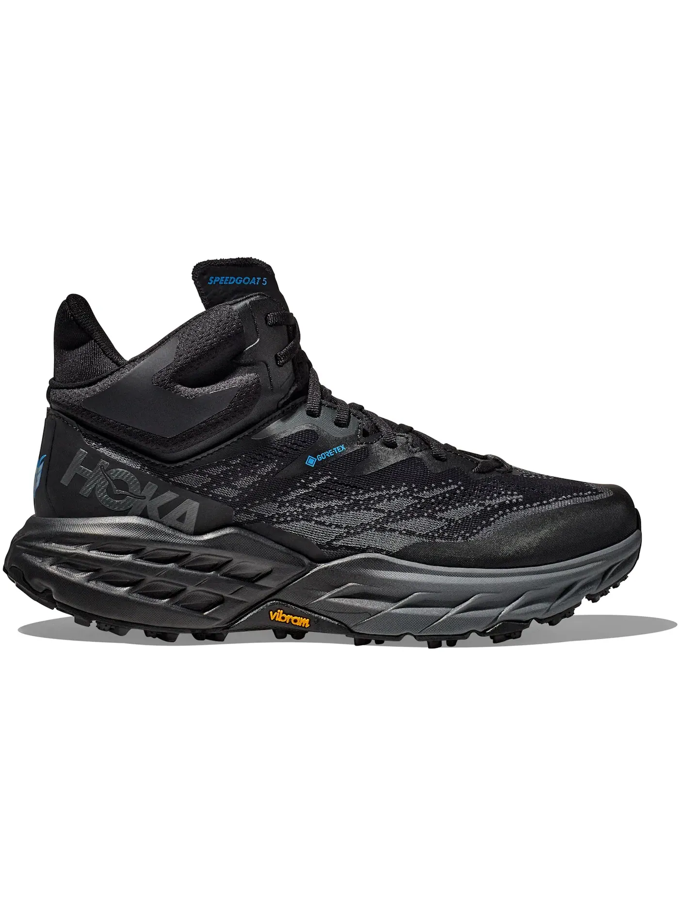 Мужские кроссовки для бега с мембраной Gore-Tex Hoka One One Speedgoat 5 Mid Gore-Tex — изображение 1 из 1, черный