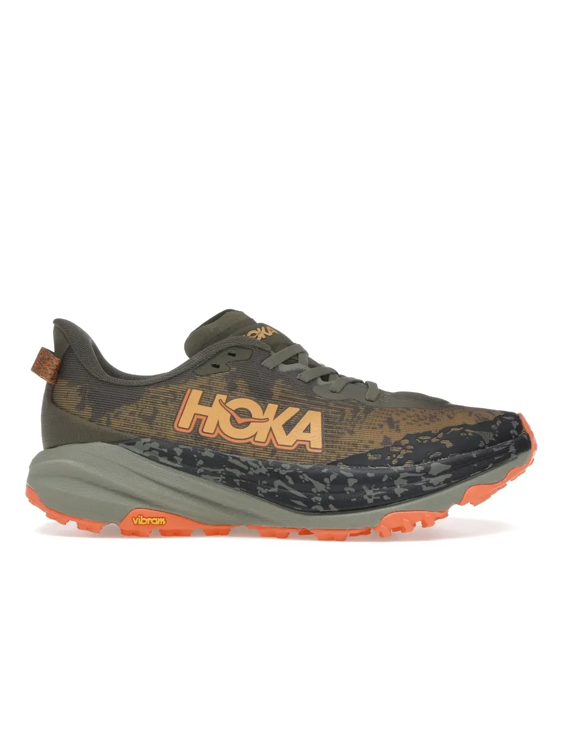 Мужские кроссовки для бега Speedgoat 6 Hoka One One — изображение 1 из 4, оливковый