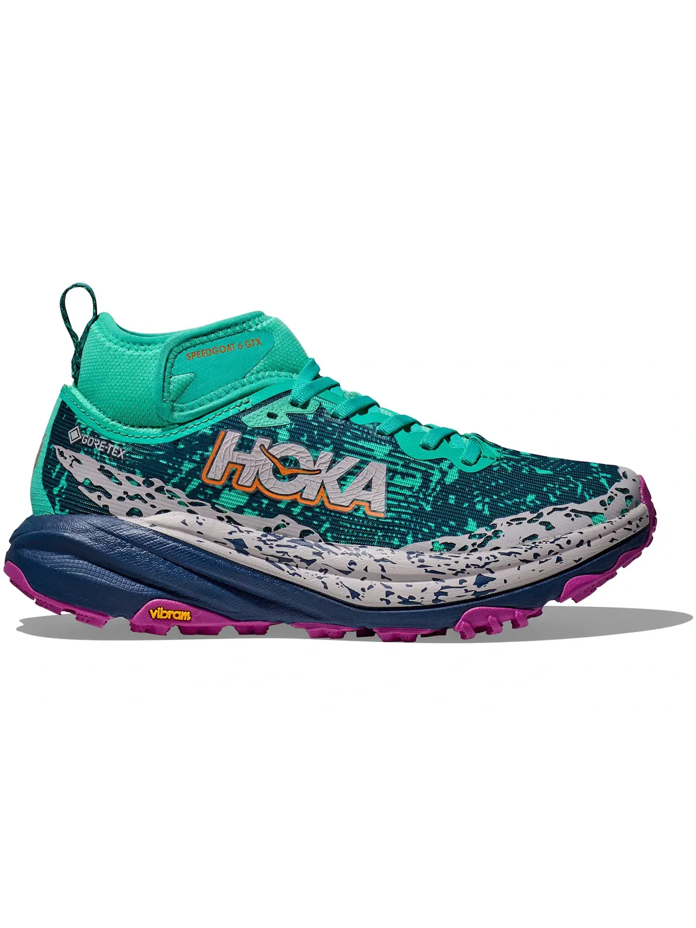 Женские кроссовки для бега с высоким берцем Speedgoat 6 Mid Gore-Tex Hoka One One — изображение 1 из 1, голубой