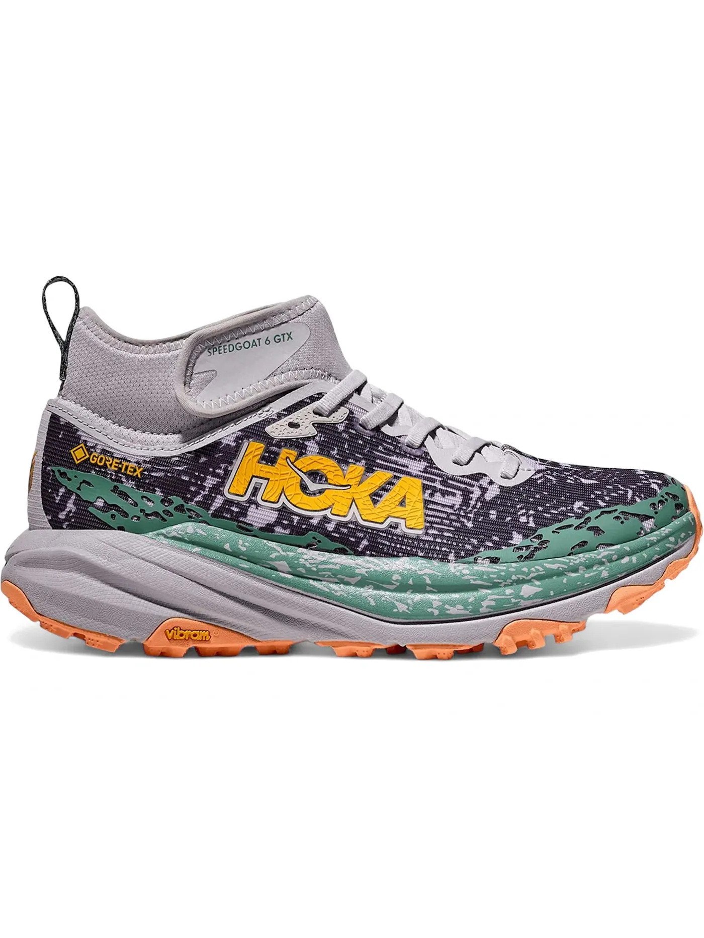 Женские кроссовки с мембраной Gore-Tex Hoka One One Speedgoat 6 Mid — изображение 1 из 1, серый темно-серый серый