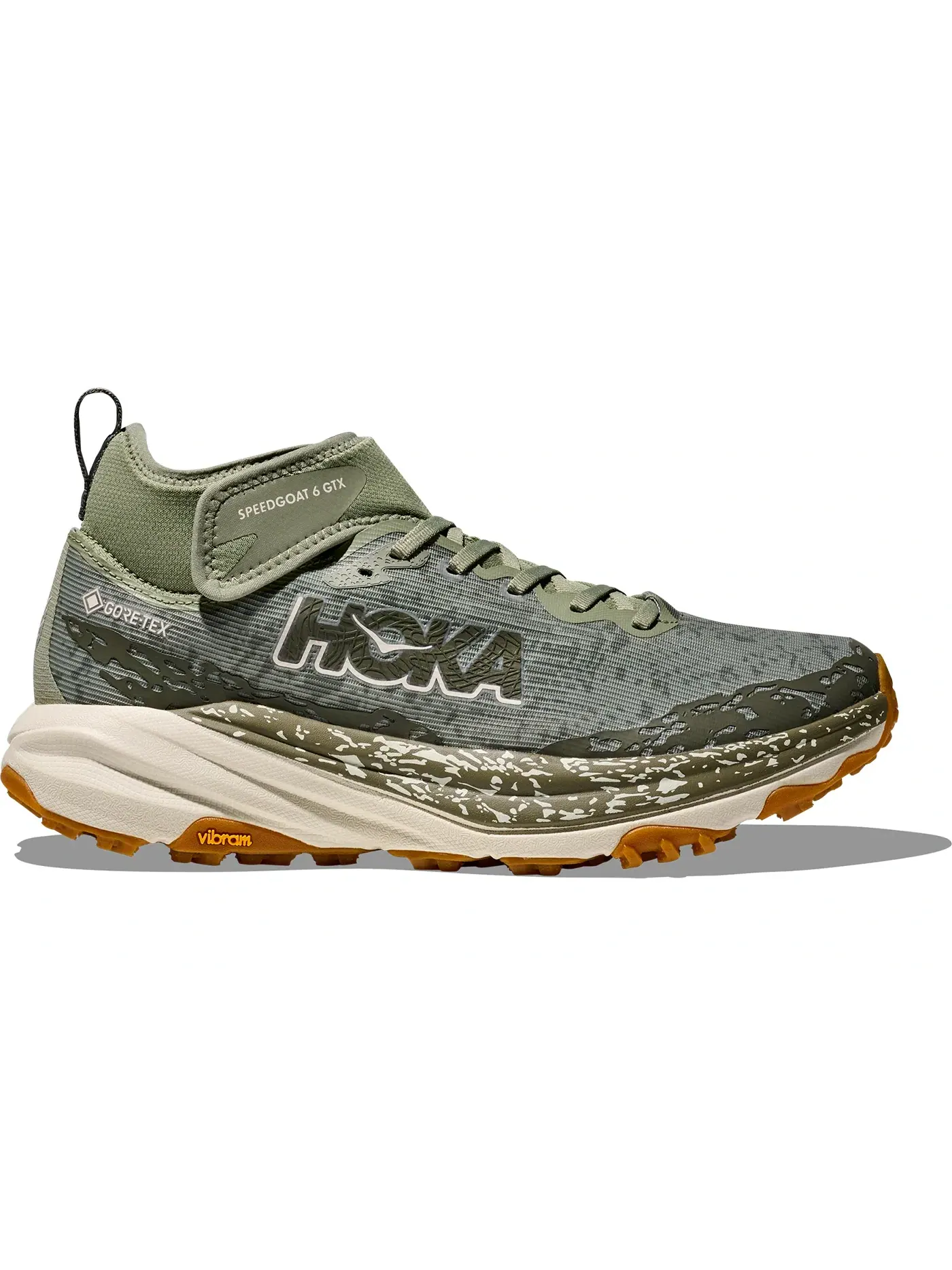 Мужские кроссовки для бега с высоким верхом Hoka One One Speedgoat 6 Mid Gore-Tex, Sea Moss Oat Milk — изображение 1 из 1